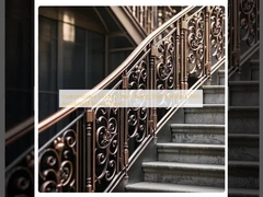 Customizable Modern Stair Railing Stair Banisters With Anodized Metal Finishes